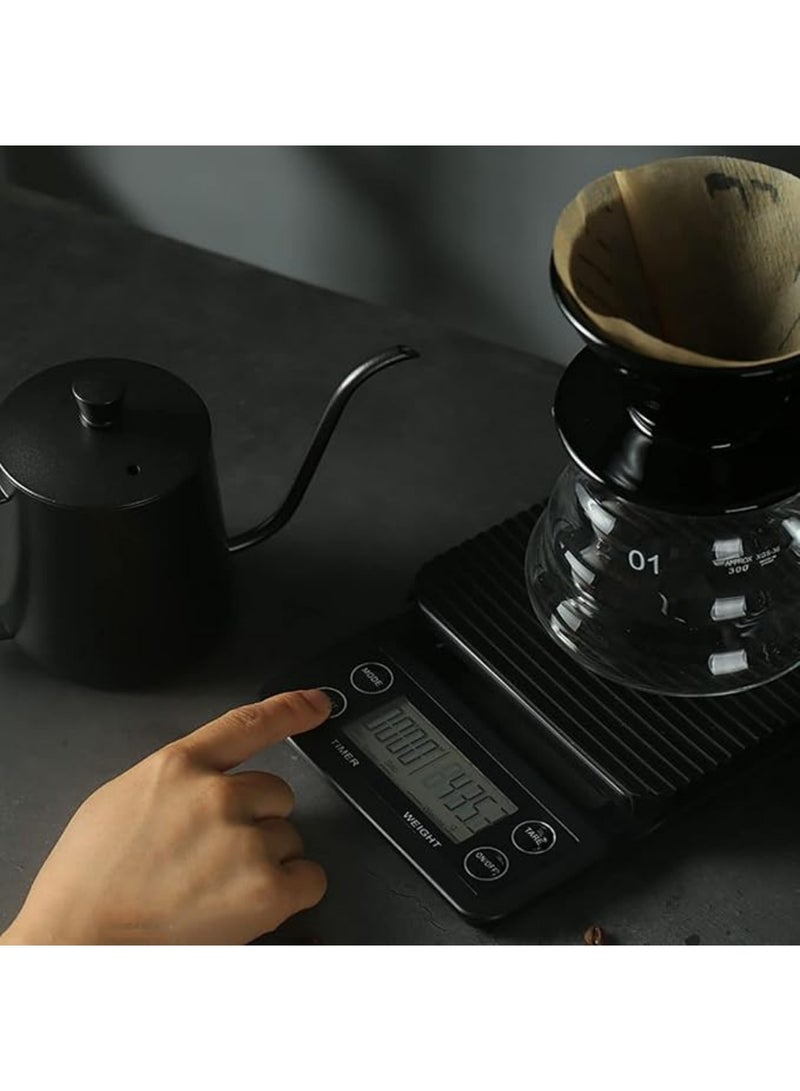 ماس طقم ماكينة تحضير القهوة V60 - طقم تنقيط قهوة مكون من 10 قطع مع حقيبة سفر محمولة - Image 5