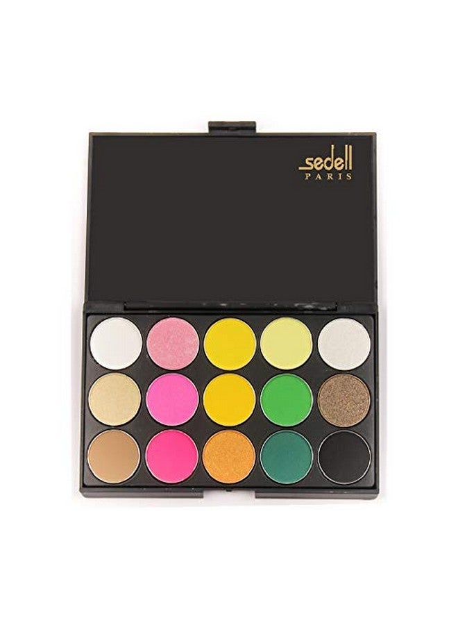 سيديل مجموعة ظلال عيون دافئة احترافية مكونة من 15 لونًا، متعددة الألوان، 2 جرام - Image 3
