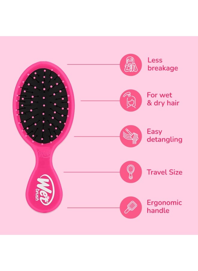 Wet Brush Small Detangling Hairbrush - Pink - Image 3