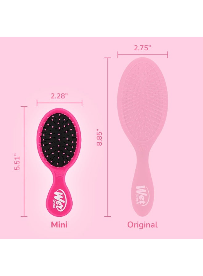 Wet Brush Small Detangling Hairbrush - Pink - Image 4