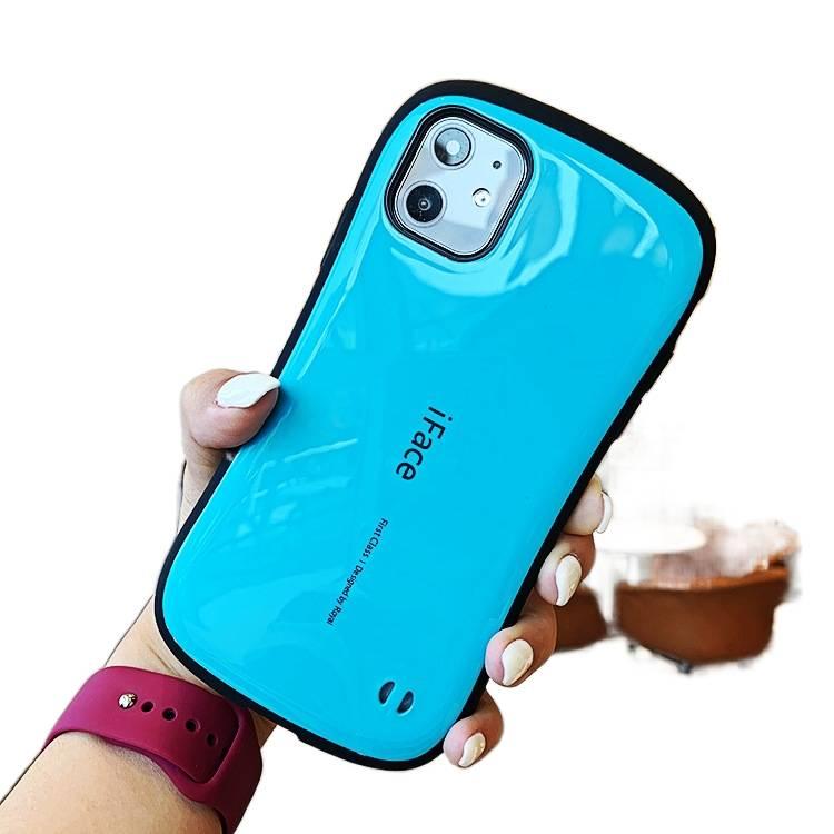 Protective Case | Drop Protection | Blue Plastic | Shockproof Cover for iPhone 13 - Image 1
