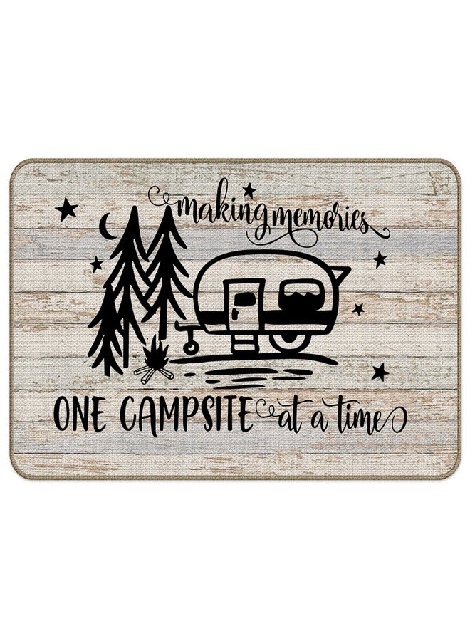 XAPEK Camping Door Mat - 30''x17'' Camper Door Mat, RV Rugs for Inside, RV mat, Best Gifts for RV Owners, RV Decorations for Inside Camper - Image 1