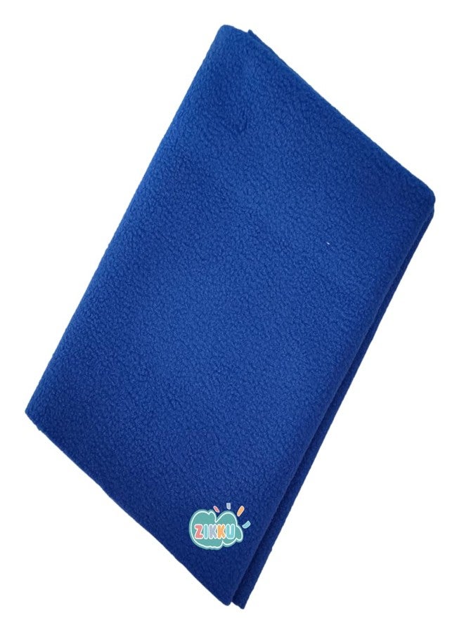 ZIKKU Dry Sheet for Baby/Newborn Bed Protector Waterproof Mat Quick Absorbency (Small (70 X 50 cms), Dark Blue, 1) - Image 1