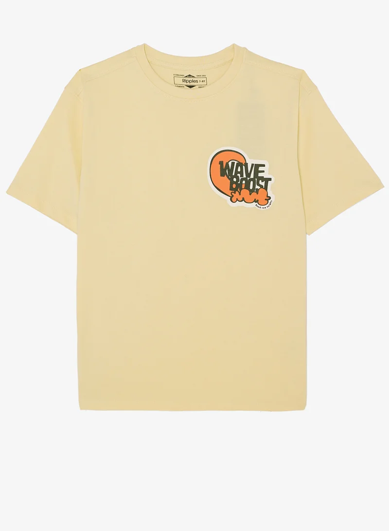 ريبلز مع نمشي Boys Drop Shoulder Tee