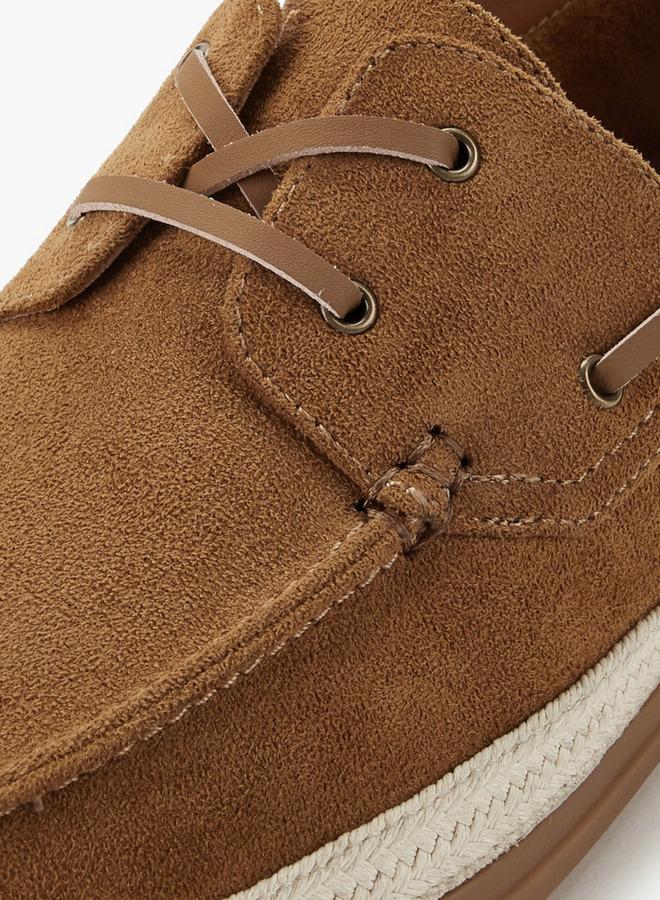 Peppermint Men Lace-Up Espadrille Boat Shoes - Image 4