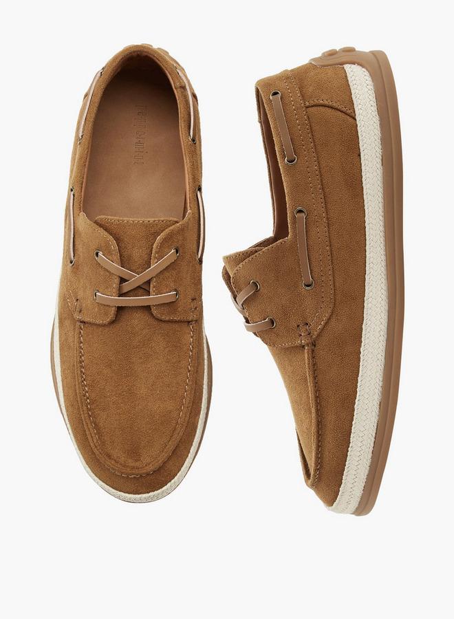 Peppermint Men Lace-Up Espadrille Boat Shoes - Image 3
