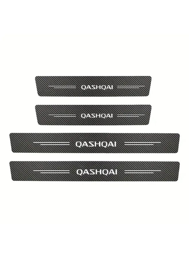 4 In 1 Threshold Protector For X Trail Scratch Resistant Carbon Fiber Easy Install - Image 3