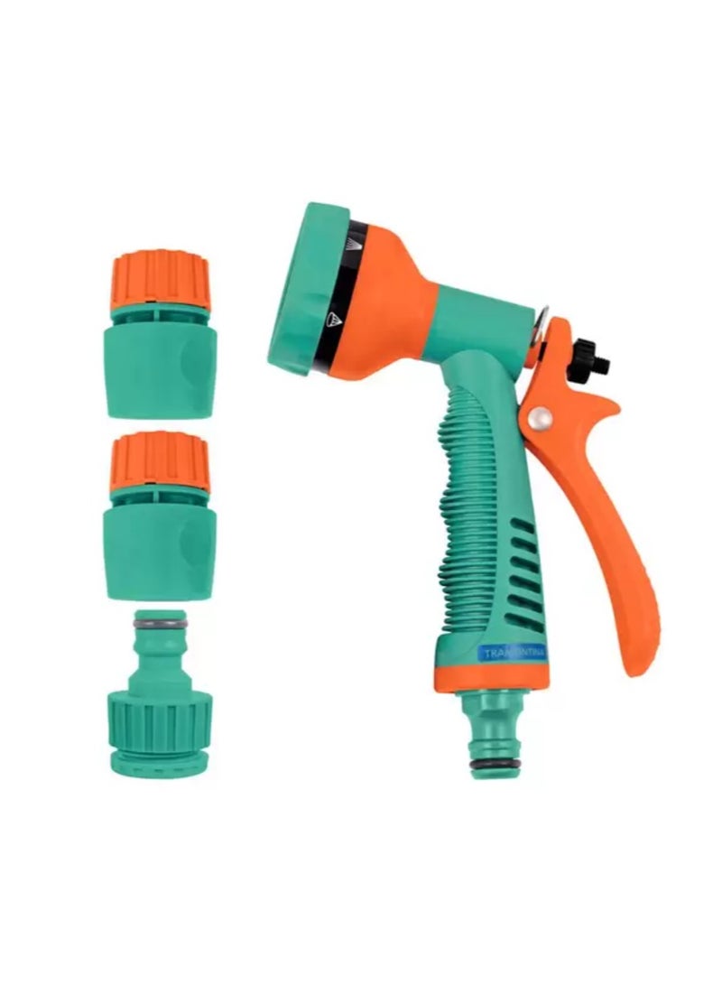 Tramontina 4-Pieces Irrigation Set with Quick Connectors and Water Spray Gun - Image 1