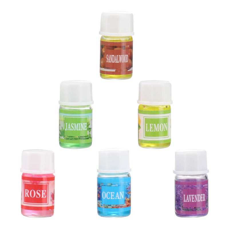 📦 زيت عطري للاسترخاء للعلاج العطري للمنتجع الصحي حجم 6 مل 6 قطع - Image 1