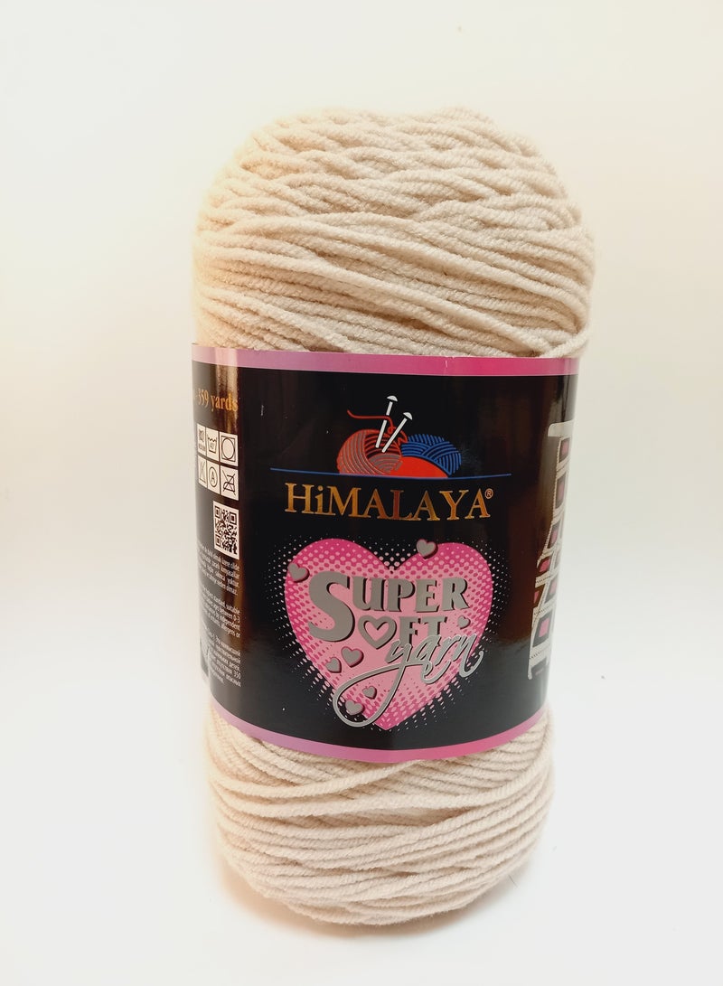 Himalaya خيوط هيمالايا سوبر سوفت 100% أكريليك - لون 80814 (عبوة من 2 قطعة)