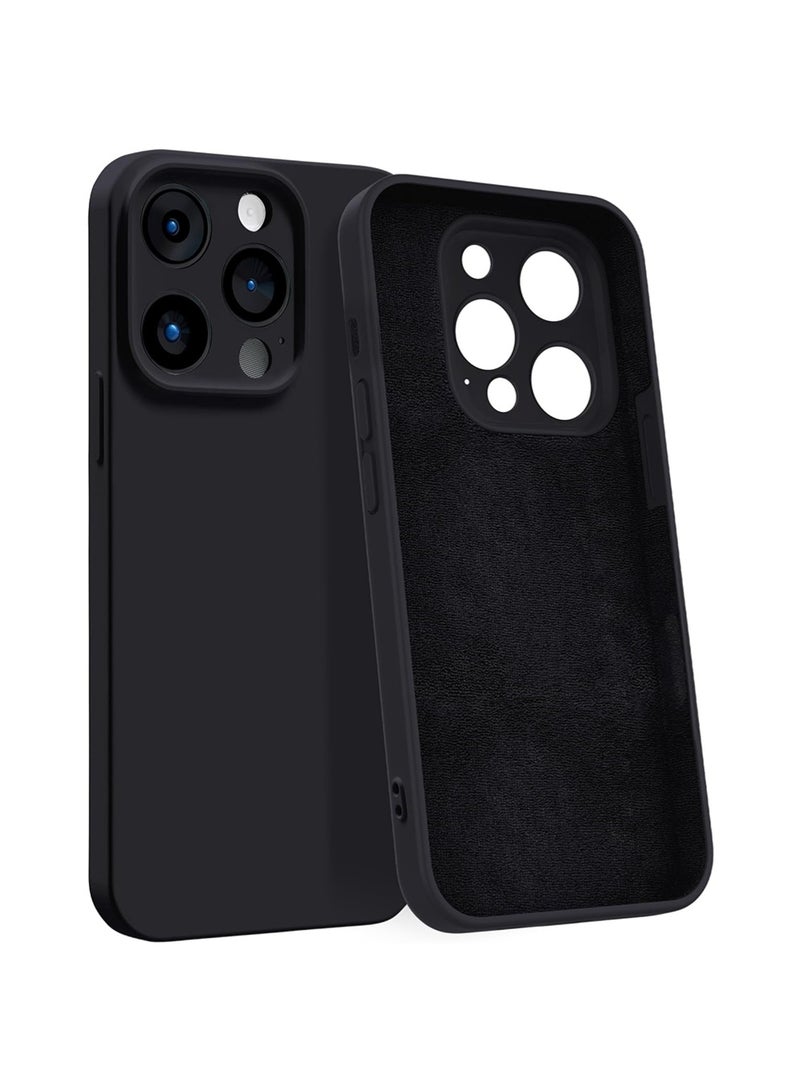 WRISTWISE Case Cover for iPhone 14 Pro - [Camera All-Round Protection] [Soft Microfiber Lining Anti-Scratch] Shockproof Phone Case Cover, Black - Image 1