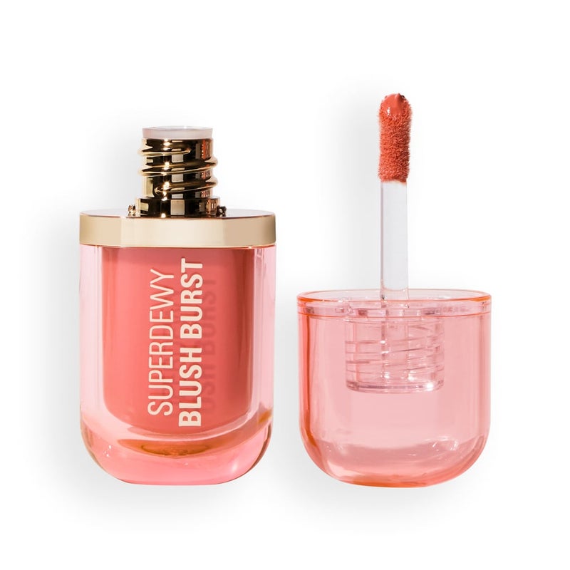 Revolution Superdewy Liquid Blush Burst – Peach Spritz - Image 1