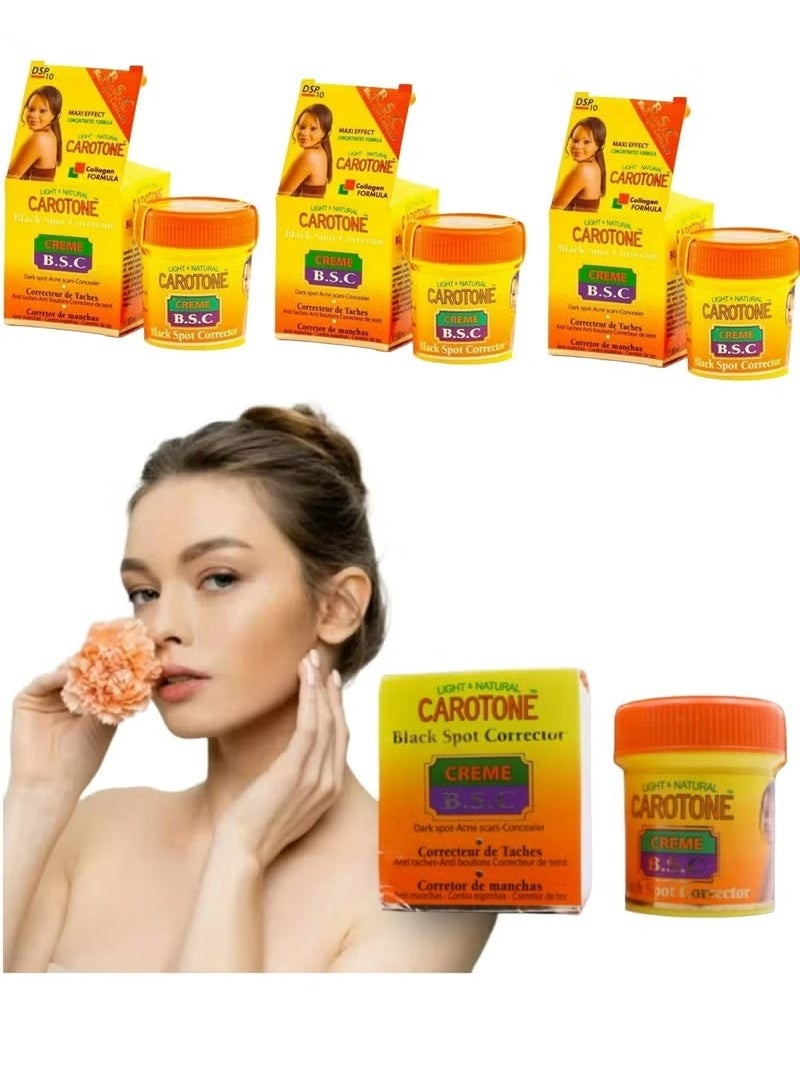 Carotone Black Spot Corrector Creme 30ml Pack of 3 – Skin Brightening & Dark Spot Reducing Face and Body Cream - Image 1