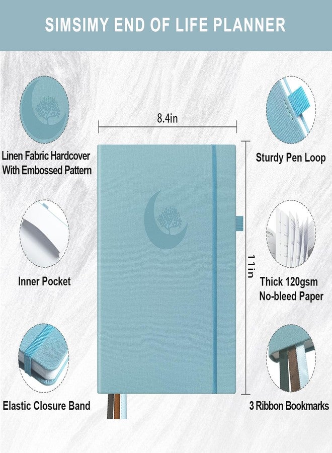 SIMSIMY End of Life Planner, Guided Estate Planning Organizer Notebook, Final Arrangements Organizer for Beneficiary, Will Preparation, Last Wishes & Funeral Planning, In Case of Death Organizer, 8.4x11" - Image 2