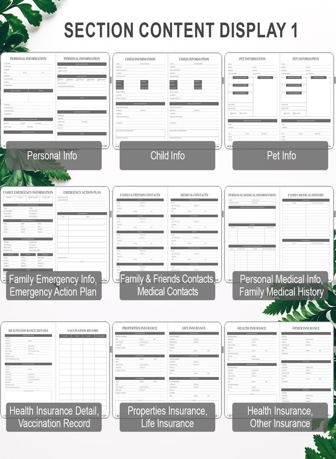SIMSIMY End of Life Planner, Guided Estate Planning Organizer Notebook, Final Arrangements Organizer for Beneficiary, Will Preparation, Last Wishes & Funeral Planning, In Case of Death Organizer, 8.4x11" - Image 4
