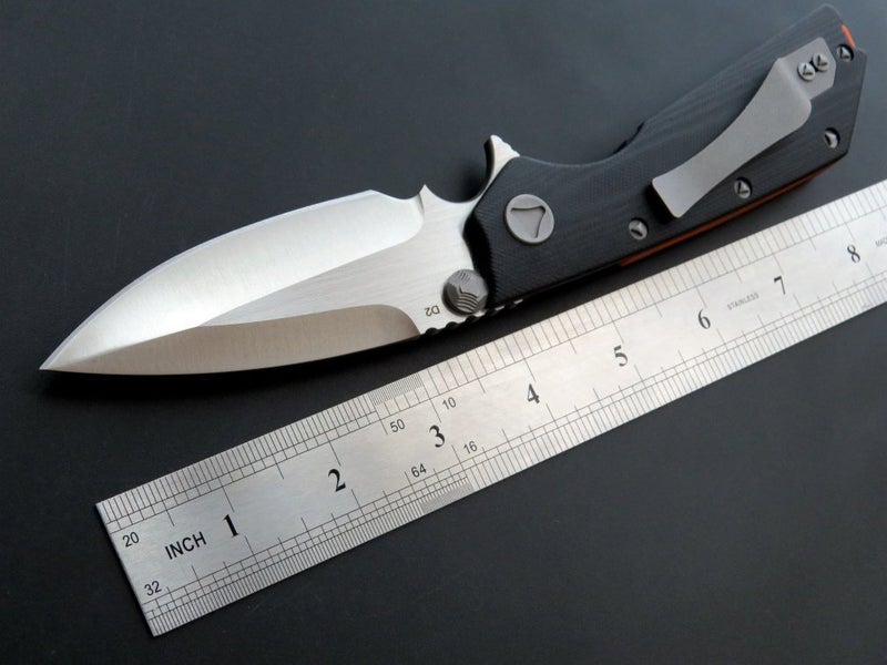 Eafengrow EF335 Folding Knives D2 Blade and G10 Handle,5 inch Closed EDC Pocket Folding Knife with Clip (black) - Image 2