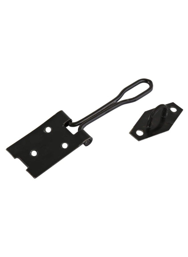 ROBUSTLINE Wire Hasp And Staple - Black 3 X 3 Cm - Image 1