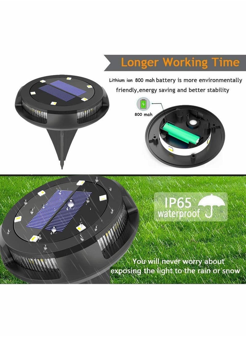 KASTWAVE Solar Ground Lights Outdoor, Multi-Color Auto-Changing Solar Outdoor Lights（4pcs）  - Image 5