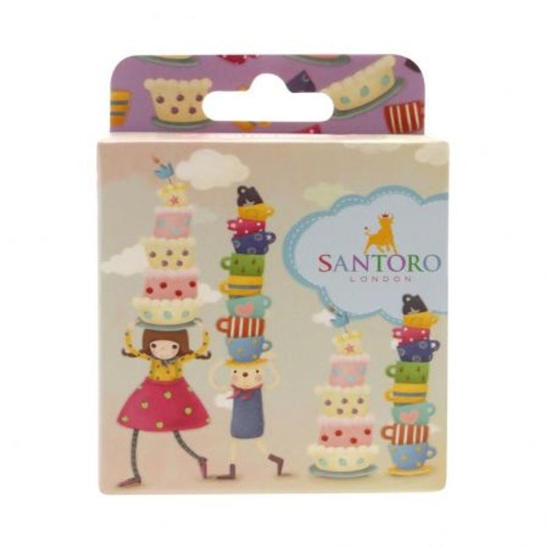 SANTORO Sticker Roll - Tea Party 821Kk03