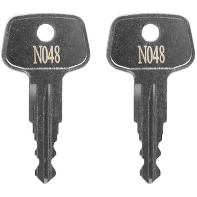 rayihni N048 Thule Roofs Car Rack Replacement Key, Thule Bicycle Rack Key, Thule Roof Rack Replacement Key, Replacement Key for Thule Ski, Roof, Cargo Box, Carrier Racks and Crossbars [Code N048] - Image 2