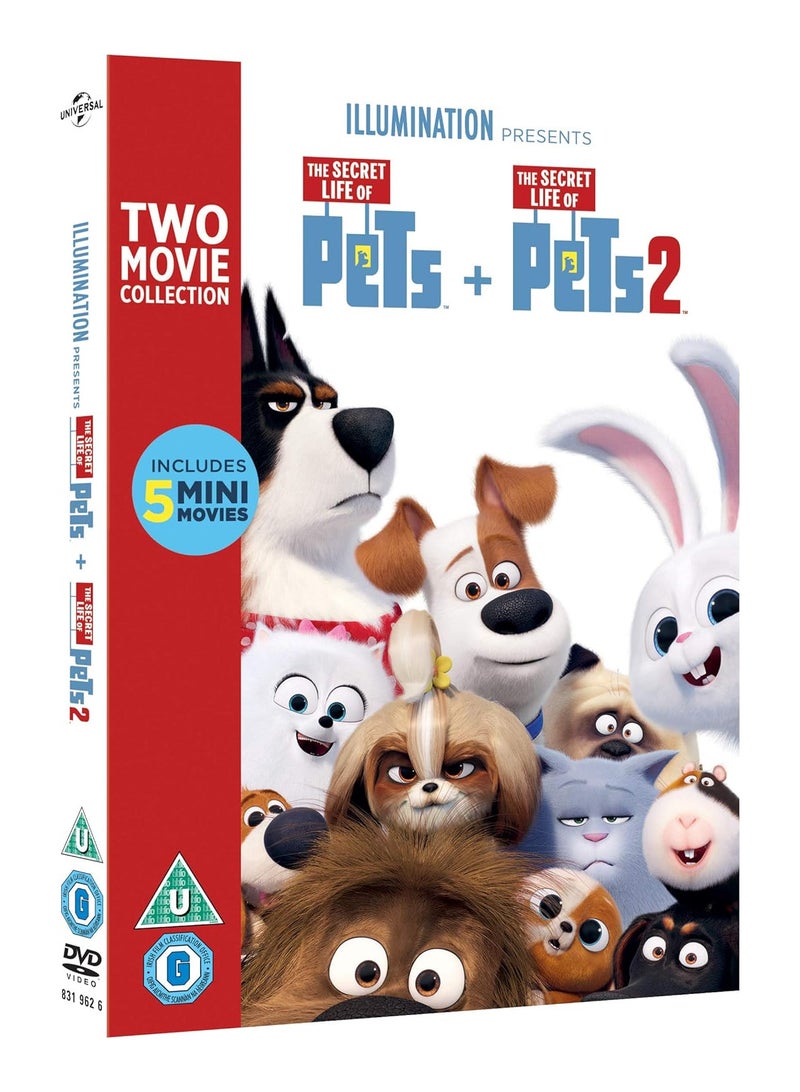 The Secret Life of Pets 2 Movie Collection 1 & 2 - DVD