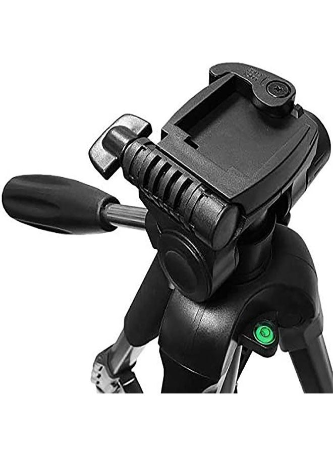 2234 Professional Aluminium Alloy Tripod Stand - 3-Way Swivel Pan Head