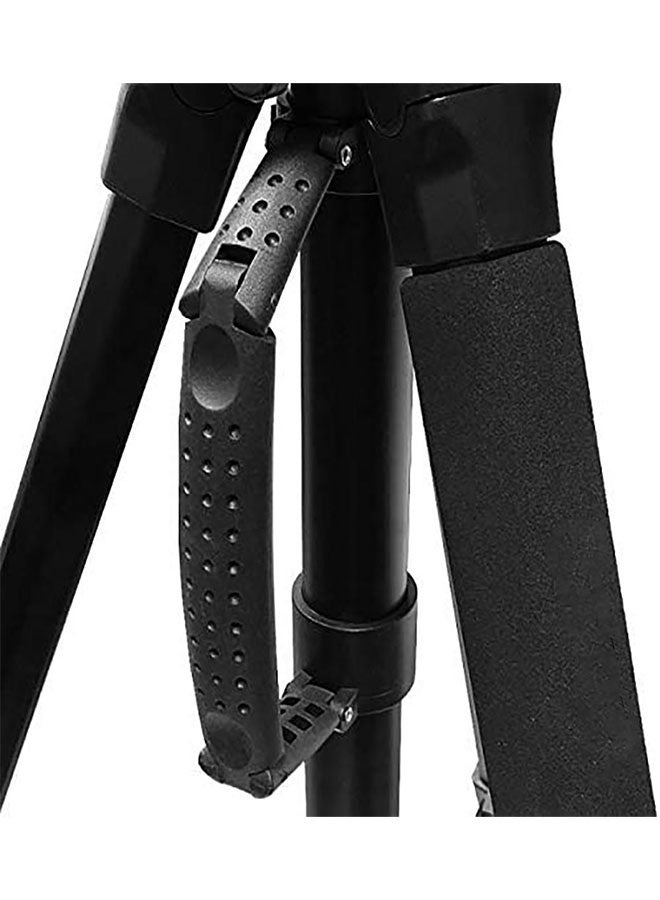 2234 Professional Aluminium Alloy Tripod Stand - 3-Way Swivel Pan Head