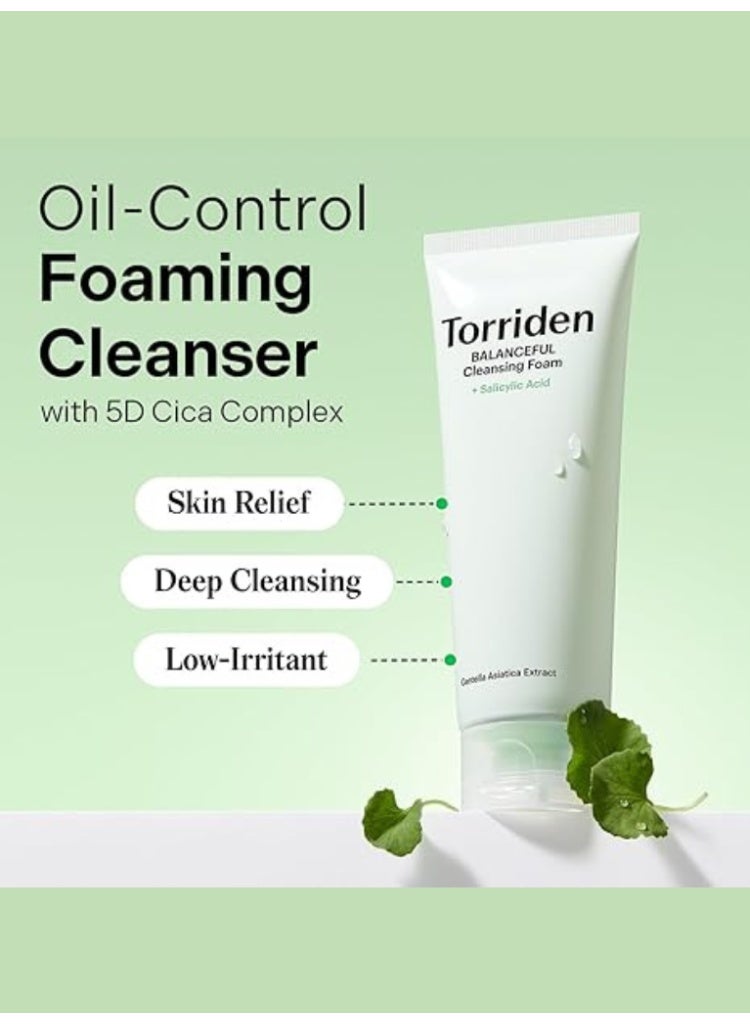 Torriden Balanceful Cleansing Foam for Excess Sebum Control & Pore Purifying - Image 3