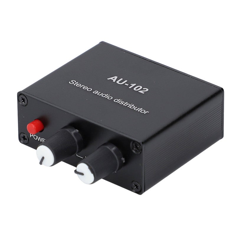Audio Splitter: 3.5mm 2 Way Active Sound Distributor - Independent Volume Control Hifi Audio Amplifier for Headphone And Sound Device Connection - Image 3