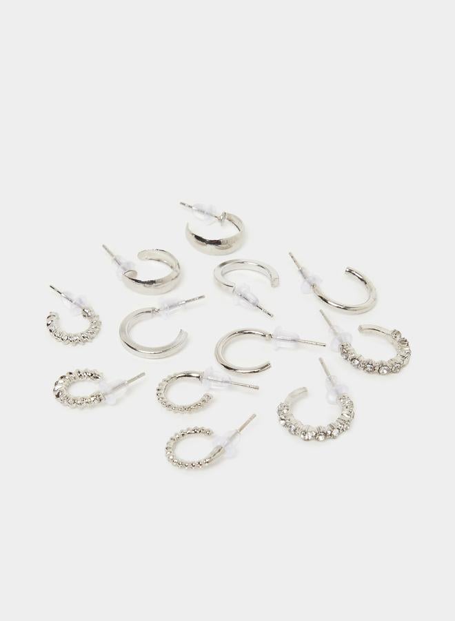 ستايلي ستايل مجموعة أقراط متنوعة من  قطعة - Image 2