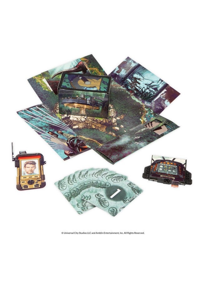 PlayMonster AdventureX Jurassic World Dinosaur-Themed Escape Room Single Use Board Game, Box is Part of The Game, for Kids Ages 8 and Up - Image 2