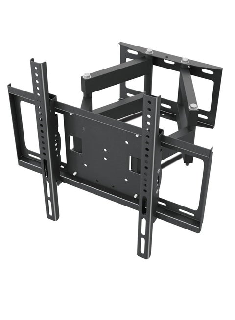 Universal TV Stand for 32-80 Inch TVs, Wall Mount with Double Arm Bracket, Supports Up to 143lbs/65kg