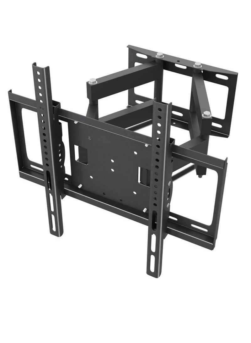 Universal TV Stand for 32-80 Inch TVs, Wall Mount with Double Arm Bracket, Supports Up to 143lbs/65kg  - Image 1