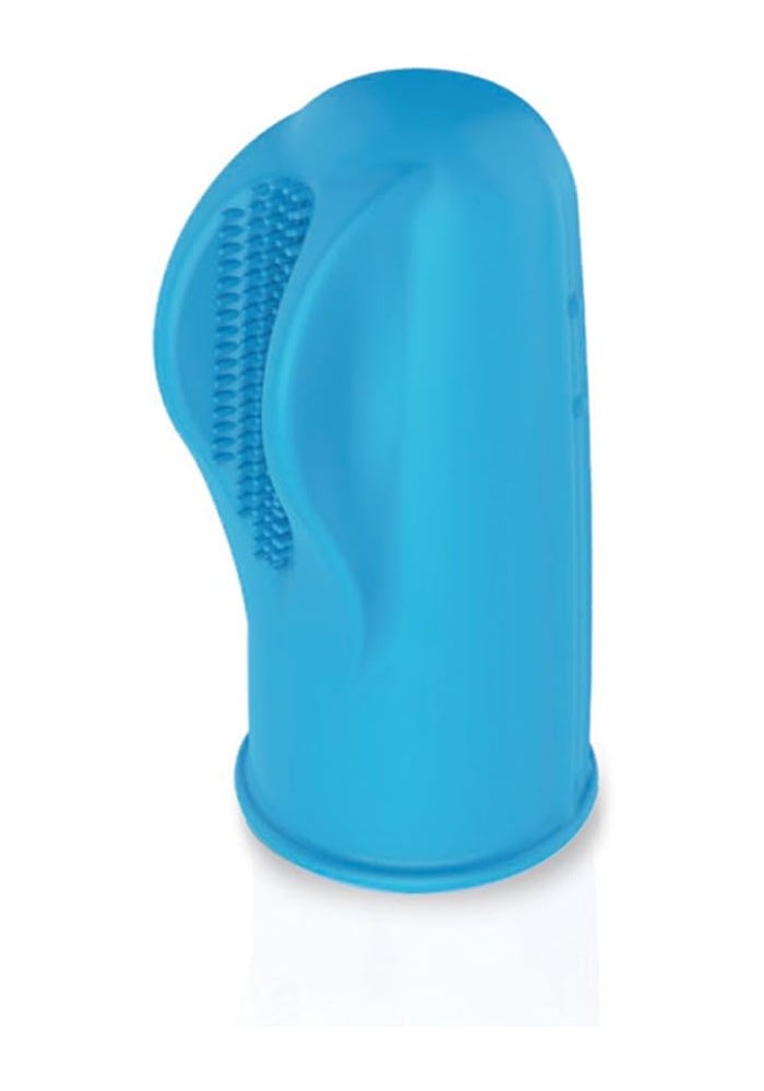 NUK Fluoride-Free Tooth & Gum Cleanser with Finger Brush - 1.4 Ounce, Apple Banana Flavor - Image 2