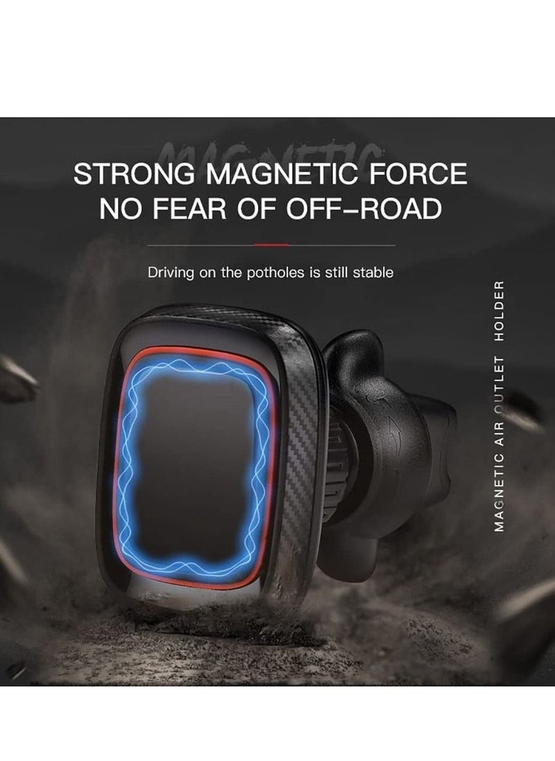 GO-Des GD-HD611 Car Air Vent Magnetic Phone Holder,360 Degree Rotation Mobile Car Mount Compatible with iPhone 13 Mini/iPhone 13/13 Pro / 13 Pro Max/iPhone 12 Series Black (Type A) - Image 3