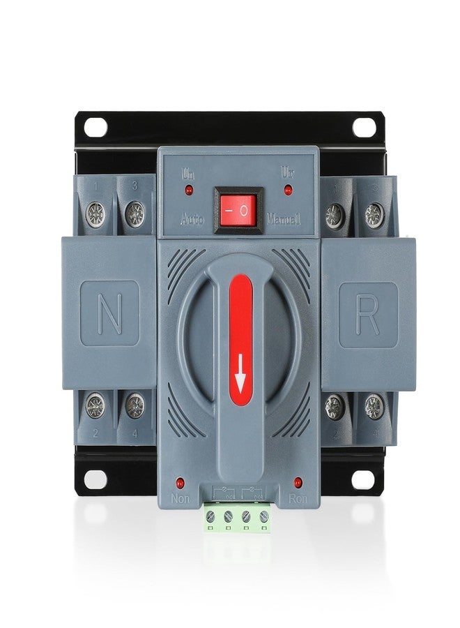 IGEYAPA 6-63amp AC220V Dual Power Switch Automatic Transfer Switch 2P 50/60Hz, 2POLE 63A ATS Auto Changeover Switch for Generator, CE ATS Solar Back Up Power Auto Selector Overvoltage, Undervoltage - Image 1