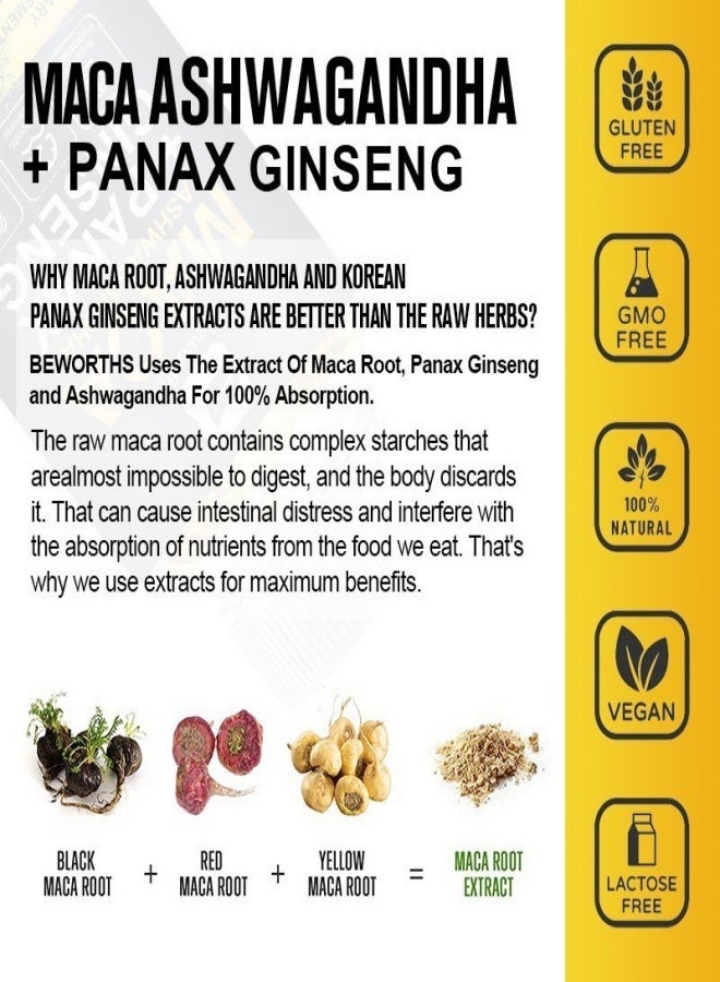 Macal Maca Ginseng Capsules for strengthening the body and improving endurance - 120 capsules  - Image 4