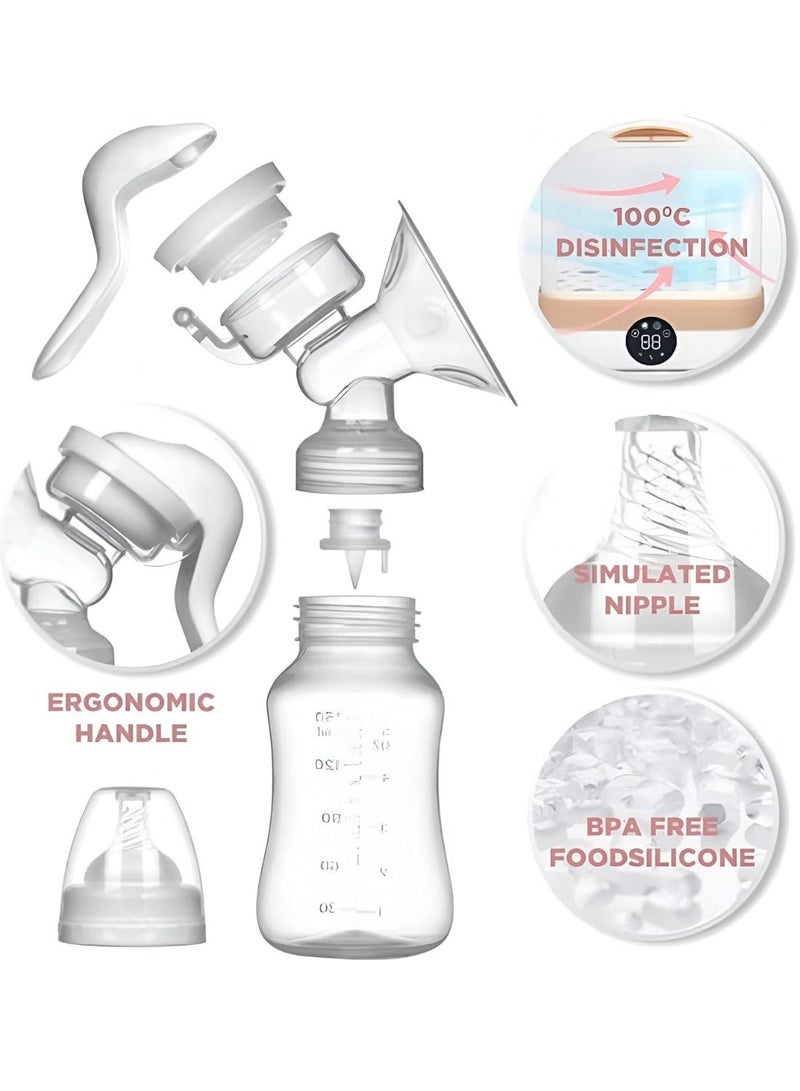 Manual Breast Pump Lightweight Easy to Use, 150 ml - Image 2