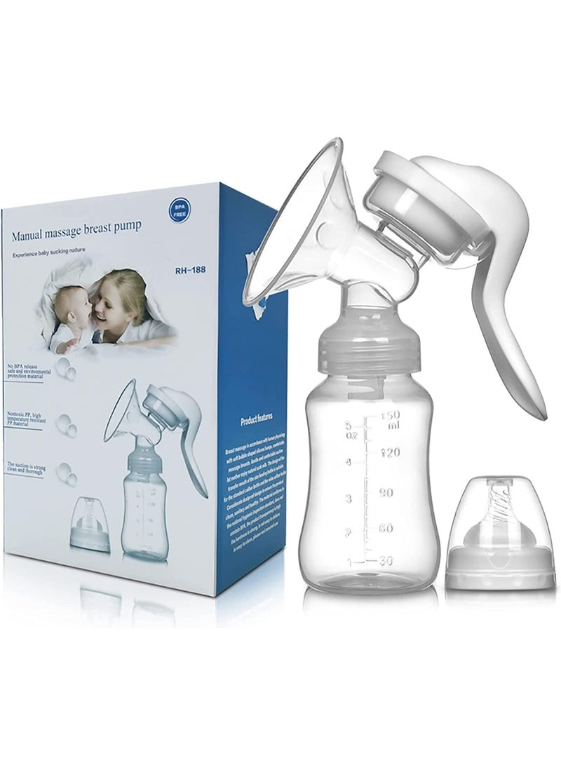 Manual Breast Pump Lightweight Easy to Use, 150 ml - Image 1