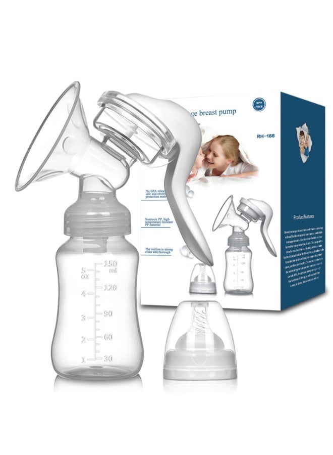 Manual Breast Pump Lightweight Easy to Use - Image 1