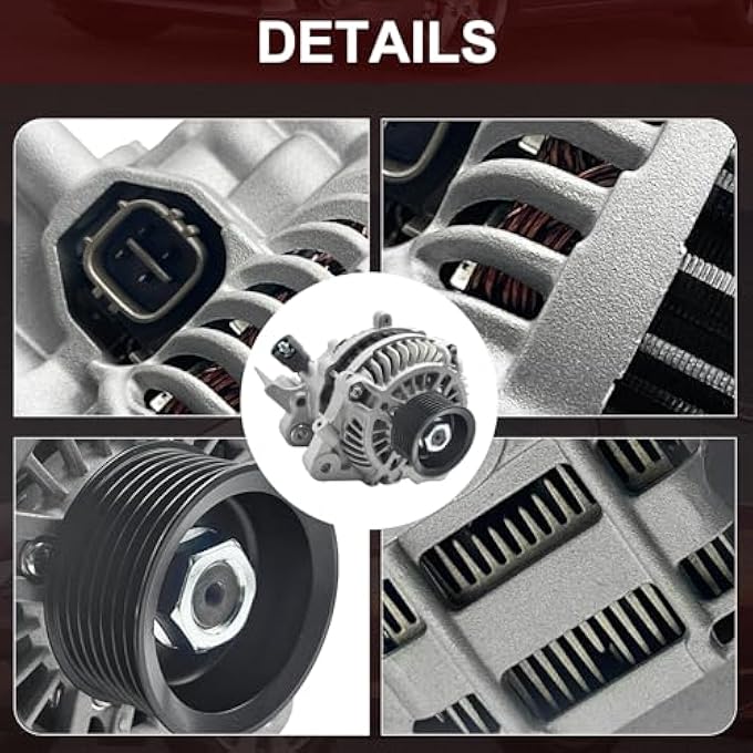 Hsbhlsnx 11176N Alternator Compatible with Honda Civic 1.8L 2006-2011 11176 31100RNAA01 31100RNAA012M2 11176N 31100RNAA01RM AHGA67 A002TC1391 - Image 4