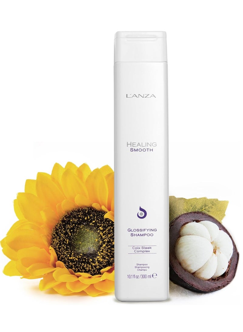 لانزا شامبو لانزا هيلينج سموث اللامع، يغذي ويصلح ويعزز لمعان الشعر وقوته للحصول على مظهر مثالي حريري ناعم وخالي من التجعد 300 مل - Image 2