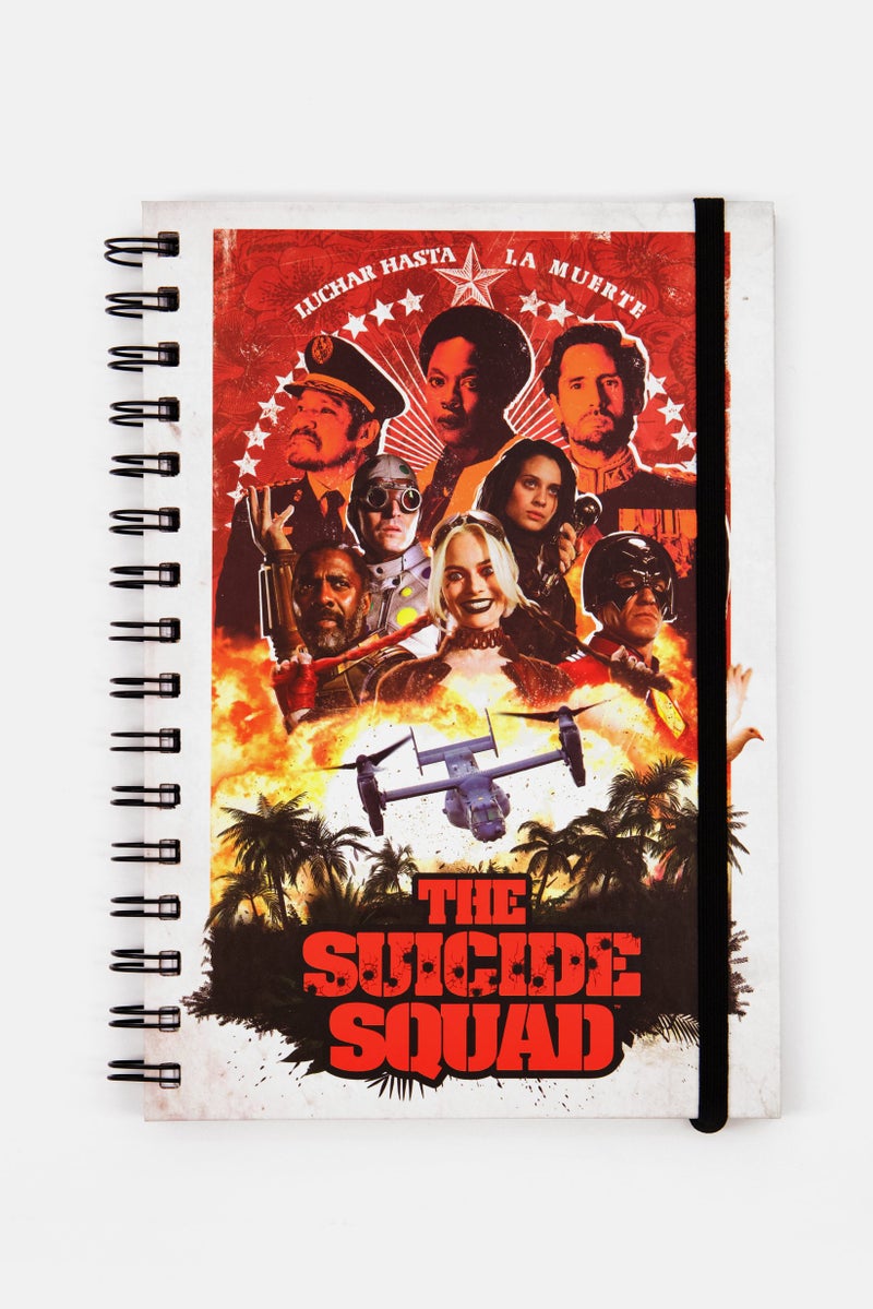 DC Comics The Suicide Squad A5 Notebook, Red Combo - Image 1
