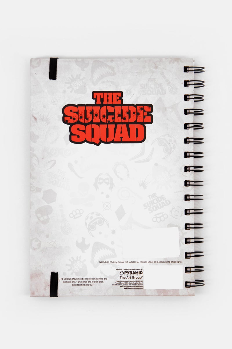 DC Comics The Suicide Squad A5 Notebook, Red Combo - Image 2