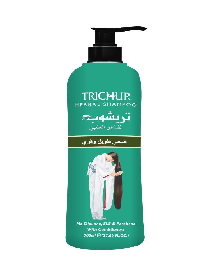 TRICHUP Herbal Hair Shampoo Healthy Long and Strong 700 Ml - Image 1