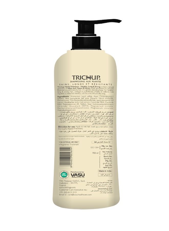 TRICHUP Herbal Hair Shampoo Healthy Long and Strong 700 Ml - Image 2