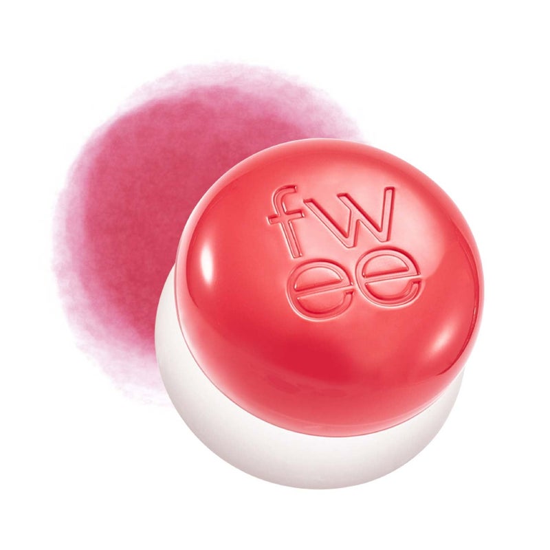 fwee fwee Blurry Pudding Pot  Airbrushed Blush  Lip Buildable Pigment Longlasting Lightweight Easy to Blend Natural Soft Matte Finish  BFF Pink Coral  017 oz 