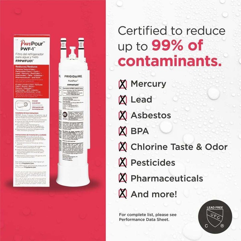 Frigidaire FPPWFU01 PurePour PWF1 Water Filter - Image 2