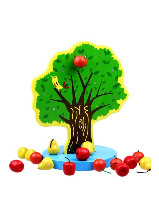 Diy Wooden Apple Tree Toy 10x10x10cm - Image 2