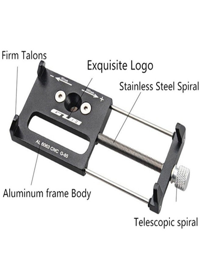 GUB Bicycle & Motorcycle Phone Mount, Aluminum Alloy Universal Bike Handlebar Phone Mount Holder Adjustable Compatible with iPhone X XR Xs 7s 8 Plus,Compatible with SamsungS9/S8/Note5/4 (Black) - Image 5